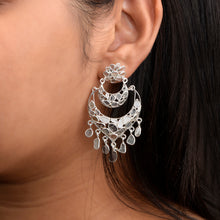 Load image into Gallery viewer, 5 CTW Diamond Polki Chand Bali Dangle Earrings
